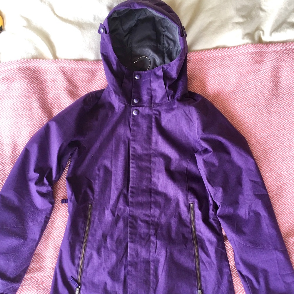 Burton dryride purple winter ski jacket - small